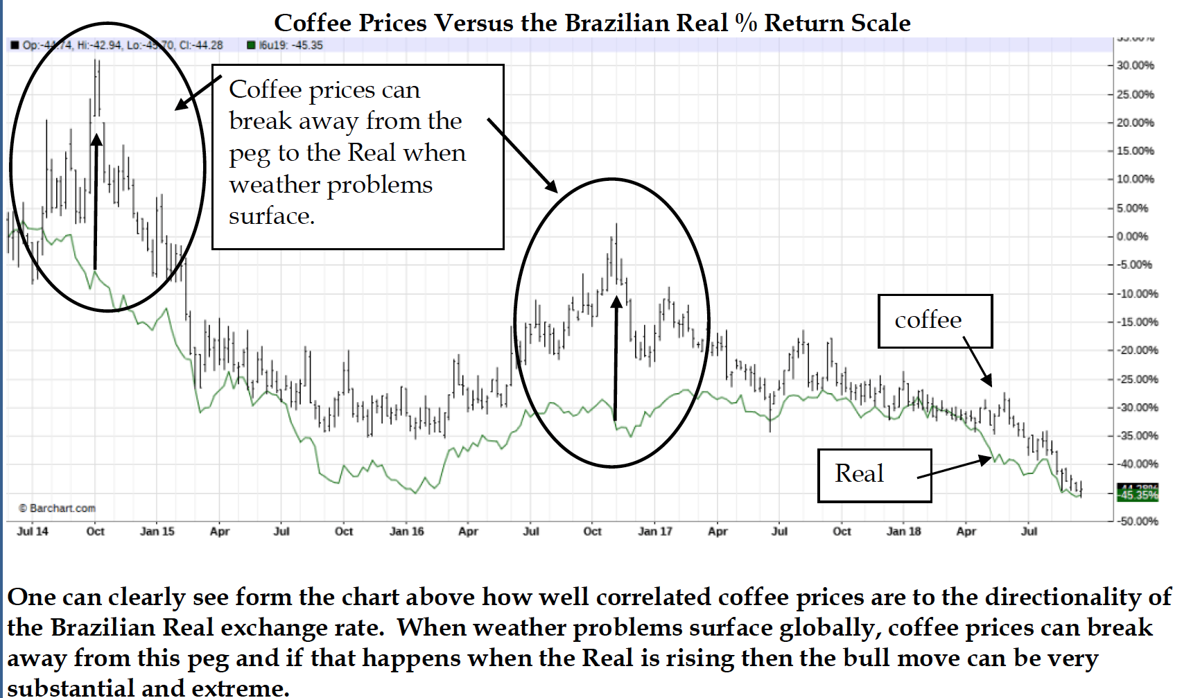 Black Bear Coffee Chart