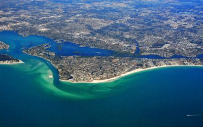 Sarasota has been safe from hurricanes for years.  Why and what about Irma?