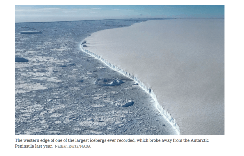 Antarctica is melting three times as fast, compared to a decade ago