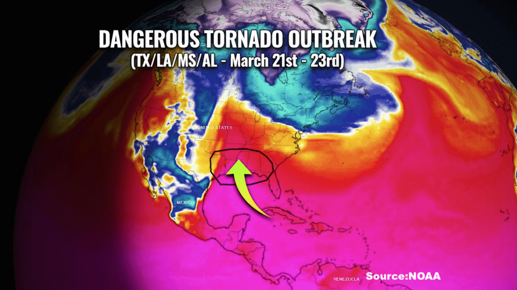 Tornado outbreaks 3rd week of March 2022