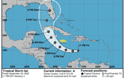 Potential Major Hurricane Ian: Sarasota Legends and A Comparision of Hurricane Charlie & Hurricane Irma