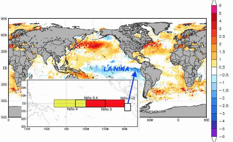 La Nina over south American waters and antartic oscillation are a volatile mix