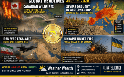 Wars, Fires & El Niño are redirecting global grain markets