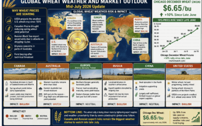Wheat Prices Soaring: Renewed war worries, drought-related soaring European corn prices & new global weather concerns