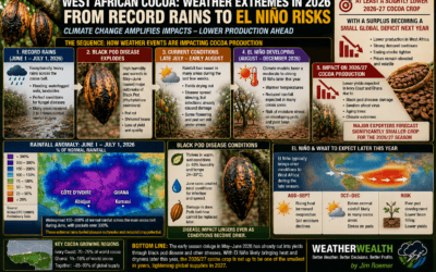 In cocoa, West African rainfall is no longer just a seasonal variable: it is a structural price driver.