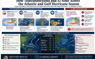 Essential guide to El Niño and teleconnections driving the hurricane season
