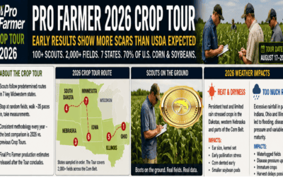 Early Results of Pro Farmer Tour Keep Soybeans & Corn Prices Firm