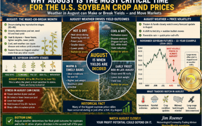 Soybean School: How August weather is critical for US soybeans and the market & sugar and cocoa comments