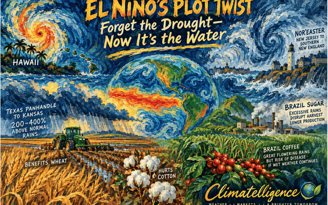 El Niño’s Plot Twist: Forget the Drought—Now It’s the Water