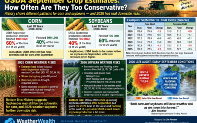 Will USDA Lower U.S. Corn & Soybean Crop Production In Future Reports & What’s Coming Up Midweek?